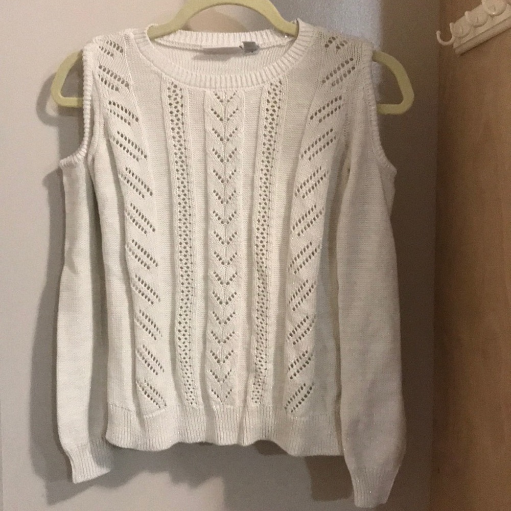 Cable knit sweater